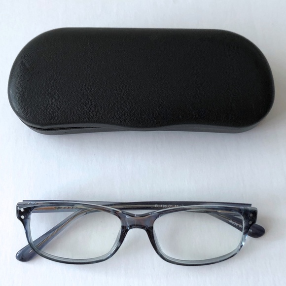 Elements by Europa eyeglasses glasses blue frame denim 196 - Picture 2 of 6